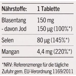 Produktbild für Jod Doc-Natures Jod 100 Forte+, 60 Tabletten