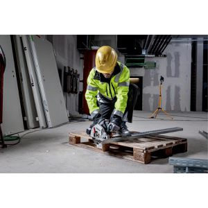 Produktbild für Metallhandkreissäge Metabo MKS 18 LTX 58 FS SET