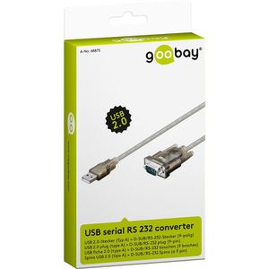 Produktbild für USB-Adapter Goobay 68875, für Seriell-Port