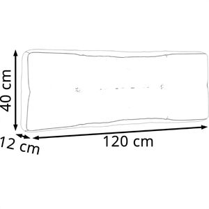 Produktbild für Auflage vidaXL 360623, aus Polyester
