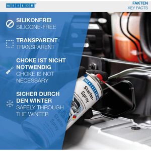 Produktbild für Starthilfespray WEICON 11660400, Starter-Spray