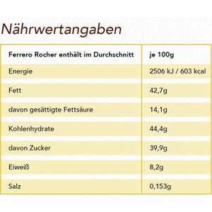 Produktbild für Pralinen Ferrero-Rocher 16 Stück