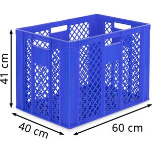 Produktbild für Eurobox Alpha-Paletten blau, 80 Liter, lebensmittelecht