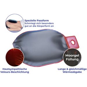 Produktbild für Wärmekissen Maximex Moorwärmflasche Exquisit, 32x17cm, Moorgel