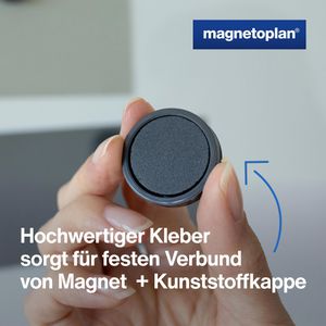 Produktbild für Magnete Magnetoplan Ergo Medium, felsgrau