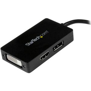 Produktbild für Displayport-Adapter StarTech 3-in-1 MDP2DPDVHD, DP 1.2, 60 Hz