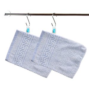 Produktbild für Waschlappen Zollner Tebe II Set, blau, 16 x 22 cm
