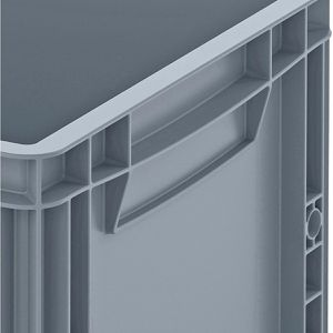 Produktbild für Eurobox AUER EG 43/22 HG, grau, 20 Liter
