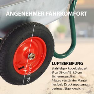Produktbild für Schubkarre Trutzholm 14225, Tragkraft 160 kg