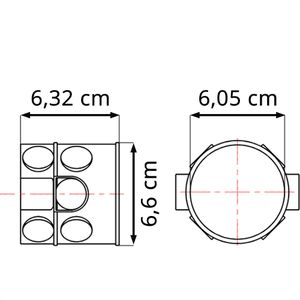 Produktbild für Gerätedose Kaiser-Elektro 1555-04, für Unterputz