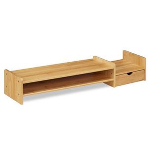 Produktbild für Monitorständer Relaxdays 10037887, Bambus