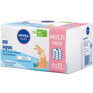 Feuchttücher Nivea Baby Aqua, 228 Tücher