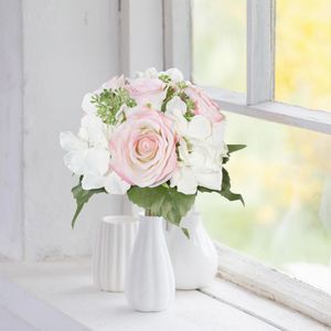 Produktbild für Kunstblume Creativ-green Rosen-Hortensienbouquet