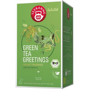 Tee Teekanne Luxury Cup Green Tea Greetings, BIO