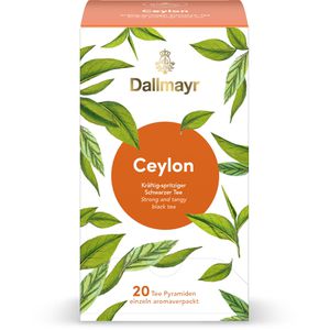 Dallmayr Tee Pyramiden Ceylon, 20 Pyramidenbeutel, 50g