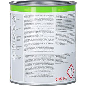 Produktbild für Holzfarbe Osmo Garten- &amp; Fassadenfarbe, 0,75l