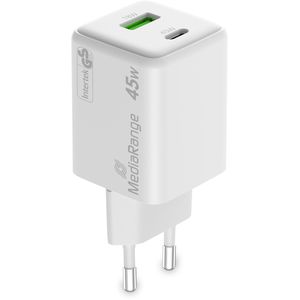 Produktbild für USB-Ladegerät MediaRange MRMA113-2, 45 Watt
