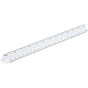 Produktbild für Dreikantmaßstab M+R 716310010 Kunststoff, 30cm