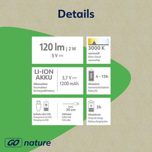 Produktbild für Tischlampe Müller-Licht Mesa, braun, LED, warmweiß