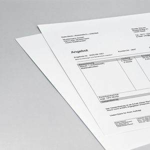 Produktbild für Thermopapier Sigel TP111 Endlosfalz, mit Steuermarke, A4