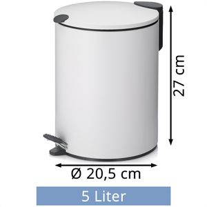 Produktbild für Mülleimer Kela Mats, 23701, weiß