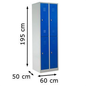 Produktbild für Spind G-Office WRC.4.19560, blau
