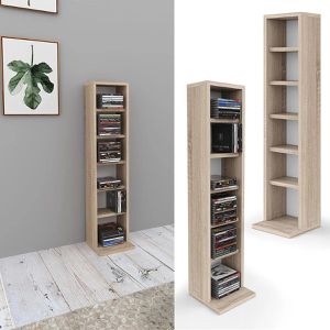 Produktbild für CD-Regal Vicco Jukebox, sonoma eiche