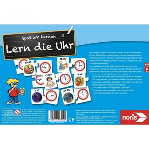 Produktbild für Lernspiel Noris 606076152, Lern die Uhr