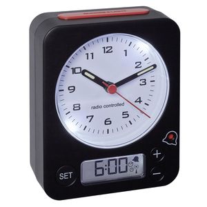 Produktbild für Wecker TFA 60.1511.01.05 Combo schwarz, analog