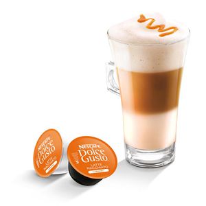 Nescafe Kaffeekapseln Dolce Gusto, Latte Macchiato Caramel, 16 Kapseln –  Böttcher AG