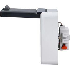 Produktbild für Steckdose Gira 445035 Oberteil, IP44, Aufputz