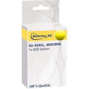 Produktbild für Tinte Böttcher-AG Premium für HP 924, 4K0U9NE, gelb