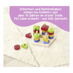 Produktbild für Motorikspielzeug Eichhorn 100002087, Steckspiel