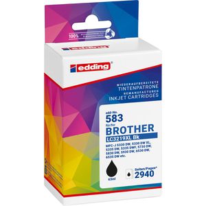 Produktbild für Tinte Edding EDD-583 für Brother LC-3219XLBK