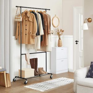 Produktbild für Garderobenständer Songmics HSR62BK, schwarz