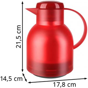 Produktbild für Thermoskanne Emsa Samba, Quick Press, Kunststoff