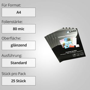 Produktbild für Laminierfolien LMG DIN A4