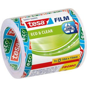 Klebeband Tesa 56997, Eco & Clear, 15mm x 10m