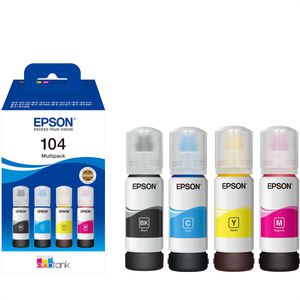 Tinte Epson 104, C13T00P640 Multipack