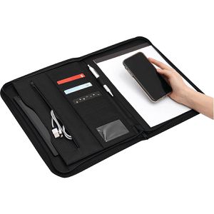 Produktbild für Schreibmappe Böttcher-AG Symposium, schwarz, Polyester / PVC