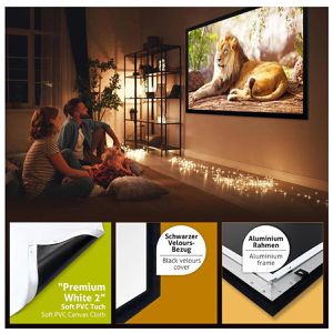 Produktbild für Beamer-Leinwand ESMART Professional MIRALE