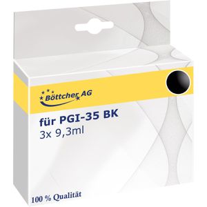 Produktbild für Tinte Böttcher-AG für Canon PGI-35 BK, 3er-Pack