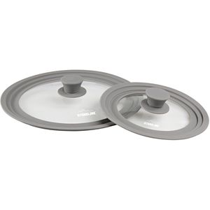 Glasdeckel STONELINE 13705 grau, 16-20cm & 24-28cm