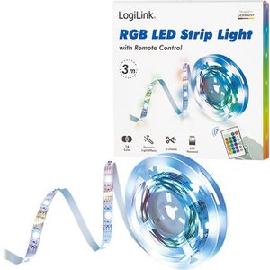 LED-Streifen LogiLink LED007, dimmbar, weiß + RGB
