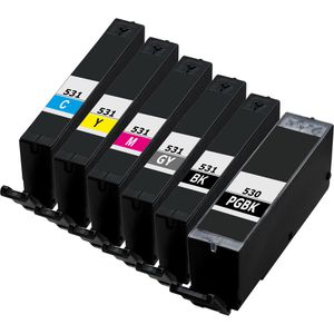 Produktbild für Tinte Böttcher-AG für Canon PGI-530PGBK + CLI-531