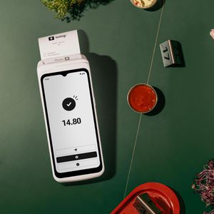 Produktbild für Kartenzahlungsgerät sumup Terminal, mit Bondrucker