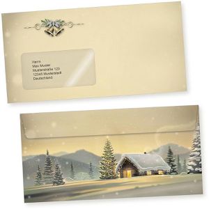 Produktbild für Weihnachtsbriefpapier tatmotive Glöcknerhütte