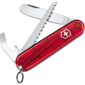 Produktbild für Taschenmesser Victorinox My First H, 0.2373.T, rot transparent