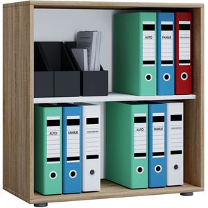 Aktenregal VCM Lona L, 913914, aus Holz