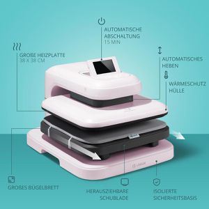 Produktbild für Transferpresse LOKLiK ImPress Auto 2 Smart, pink